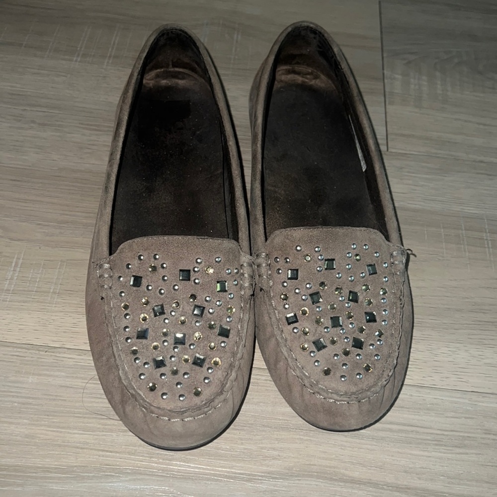 Vionic Chill Athens 356 Loafers Plum Women’s Orthaheel Rhinestones